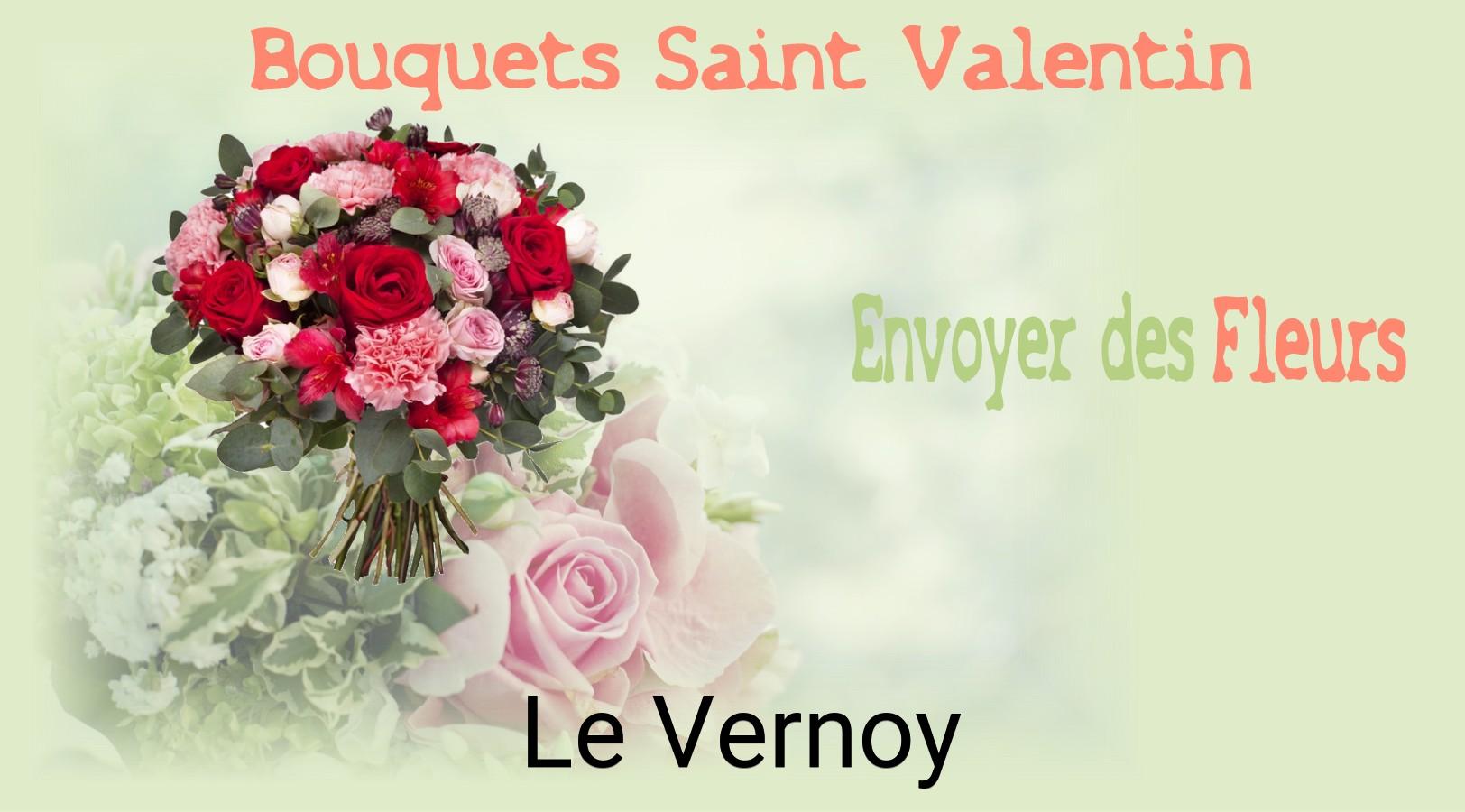 Roses de Saint-Valentin livrées à Le Vernoy